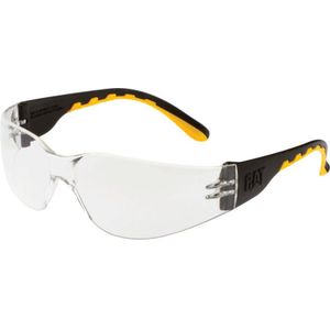 Caterpillar - cat rahmenlose Schutzbrille 'Track' aus pvc mit Gummi klares Glas