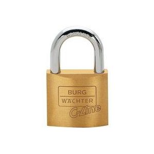 Zylinder-Vorhangschloss C-Line 222 B.20mm Bügelstärke 3mm Ms.