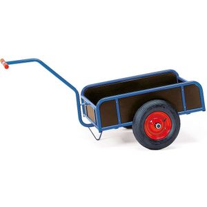 Handwagen mit Wänden 250mm hoch 845x545mm Ladefläche Vollgummibereifung - Fetra