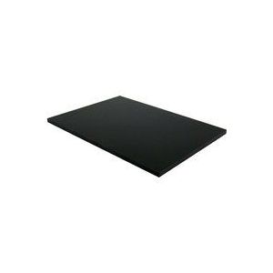 Kompakte HPL-Laminatverkleidung - Farbe - schwarz, Dicke - 6 mm, Breite - 130 cm, Länge - 61 cm, Deckfläche in m² - 0,82