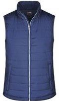 Leichte, wattierte Damensteppweste JN1135 Gr. s navy - James&nicholson