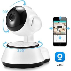 SNQ - V380 Pro WiFi ip Panorama-Überwachungskamera, Drahtloses Heimsicherheitsgerät, Audioaufzeichnung, Indoor-Video-Babyphone,