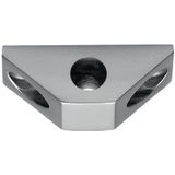 Stangenführung zu Untersatz Vario f.Rundstange 10mm silber elox - 4127 0100 01 - Deni