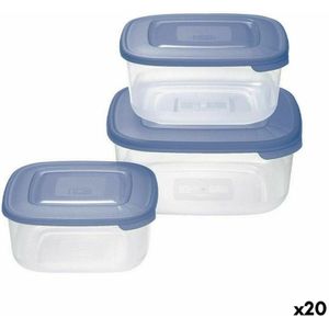 Tontarelli - Set of Lunchboxen quadratisch 3 Stück (20 Stück)