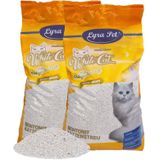 Lyra Pet - 2 x 15 Liter ® White Cat® Katzenstreu Bentonit mit Babypuderduft