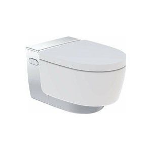 Geberit AquaClean - Elektronisches Bidet Mera Comfort, Wandmontage, mit Keramik, SoftClosing, poliertes Chrom 146.212.21.1