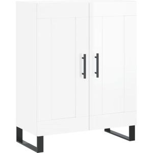 Vidaxl - Sideboard Hochglanz-Weiß 69,5x34x90 cm Holzwerkstoff