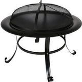 Terrassen-Feuerschale 73cm Garten-Feuerstelle Metallofen Feuerkorb Terrassenofen