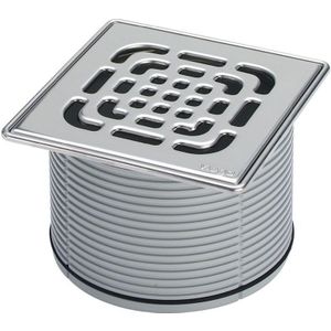 Aufsatz 4922.6 nicht verschraubt in 150x150mm Kunststoff grau - Viega