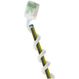 Goobay - Ultraflexibles cat 8.1 Patchkabel, slim, u/ftp, weiß, extrakurze Stecker, 99,9 % sauerstofffreier Kupferleiter (ofc), lszh, TPE-Mantel, awg