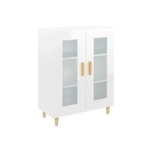 Vidaxl - Sideboard Hochglanz-Weiß 69,5x34x90 cm Holzwerkstoff