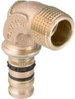 Geberit Mepla Übergangsbogen 604254005 Ø 32mmxR 1, Rotguss, 90Grad, mit AG