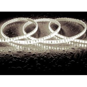 Ledkia - LED-Streifen Dimmbar 220V SMD2835 Ohne Gleichrichter 120LED/m 1000 lm/m Breite 12mm IP65 Schnitt alle 10cm nach Maß 6000K Kaltweiß 30 m