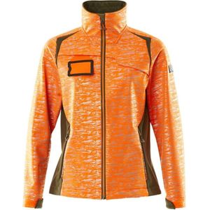 Mascot - accelerate safe Damen Softshelljacke 19212-291 Gr. 2XL hi-vis orange/moosgrün
