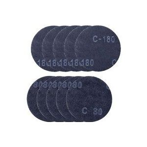 Schleifgitter Set 10teilig Ø150mm, 5x K80, 5x K180 für BTS800, BTS900 - Scheppach