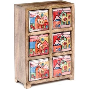 Signes Grimalt - SpecR Decoration Ich spezifiziere mit 6 Schubladenboxen und Juwelieren 11x20x28cm 28364