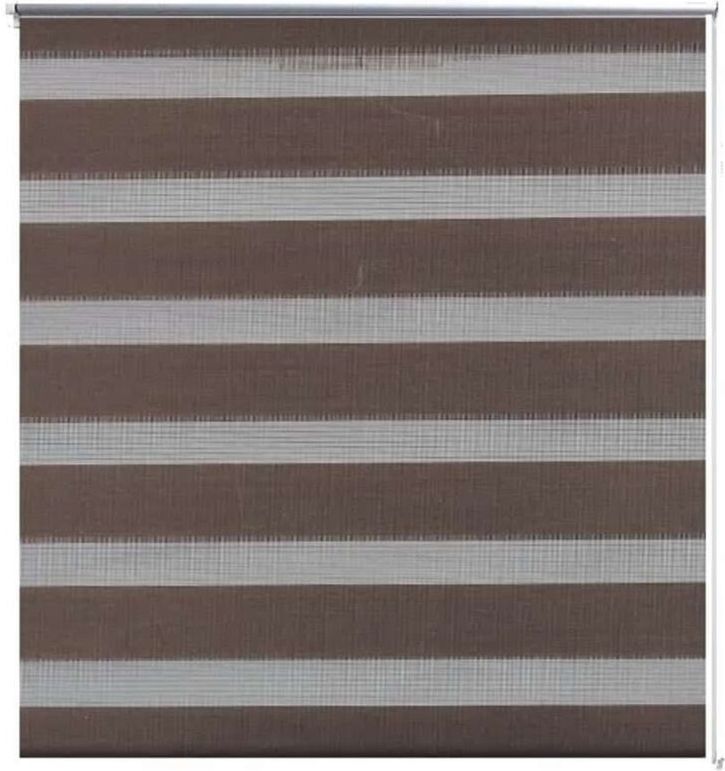 Doppelrollo 140 x 175 cm coffee Vidaxl