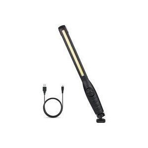 Notfall-Arbeitsleuchte, wiederaufladbare USB-Notfall-Inspektionsleuchte, COB-Taschenlampe mit Magnetfuß und Aufhängehaken für Heimwerker, Arbeiten,