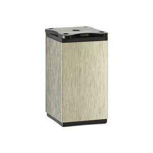 So-tech - Möbelfuß dak ii 40 x 40 mm Höhe 80 mm Edelstahloptik höhenverstellbar