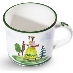 Gmundner Keramik - Jagd, Kaffeehäferl 0,24 Liter