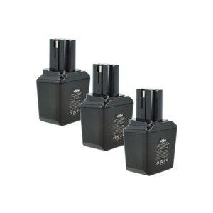 3x Akku kompatibel mit Bosch PBM-Serie 1. Generation Werkzeug (2100 mAh, NiMH, 12 v) - Vhbw