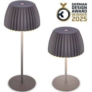 LED Tischlampe Akku LED Tischleuchte Dimmbar Kabellos Touch Aussen/Innen
