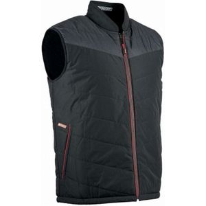 Reversible gesteppte Bodywarmer-Weste Facom Flag Schwarz/Rot Größe s - FXWW5010E-S