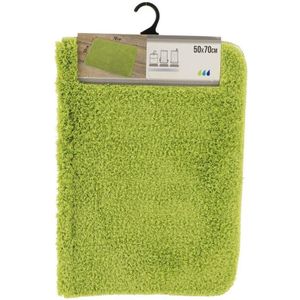 Tendance - Weicher mikrofaserteppich unter latex 50x70cm - anisgrün