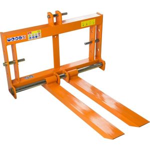 Palettengabel / Gabelträger Dreipunktaufnahme Heckhydraulik 2 Gabelzinken
