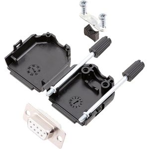DPPK09-BK-DBS-W-K 6355-8001-11 d-sub Buchsenleisten-Set 180 ° Polzahl: 9 Lötkelch 1 St. - Encitech