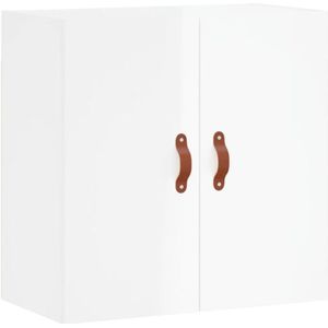 Wandschrank Hochglanz-Weiß 60x31x60 cm Holzwerkstoff Vidaxl