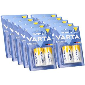 20x Varta Energy C Baby Batterie 1,5V AlMn im 2er Blister