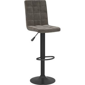 Barhocker Dunkelgrau Samt Vidaxl