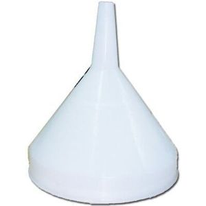 Fplus - 14 cm 1/2 Liter weißer Kunststofftrichter 4736