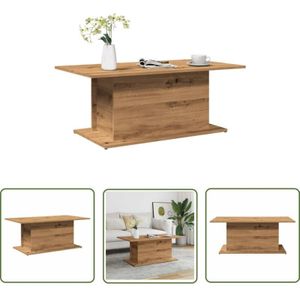 VidaXL Couchtisch Artisan-Eiche 102x55,5x40 cm Holzwerkstoff