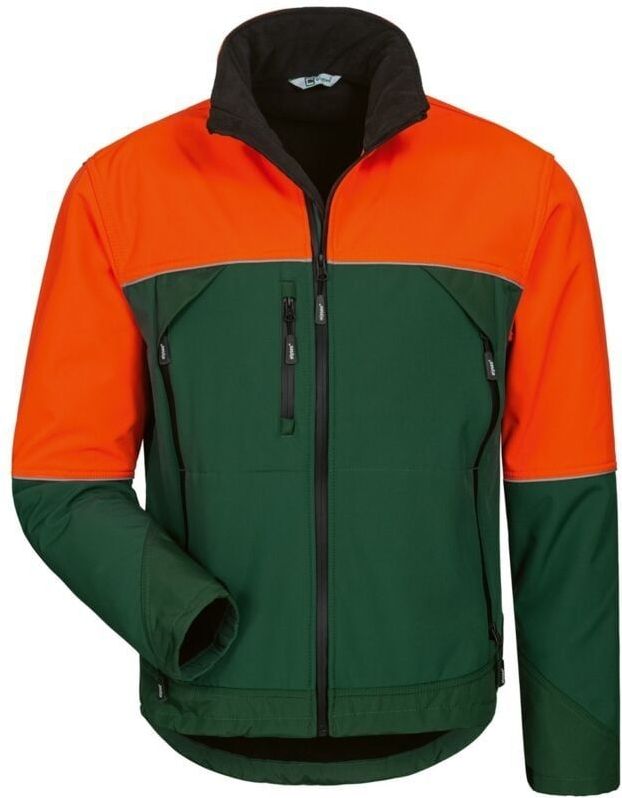 Softshell-Jacke Sanddorn s grün/orange - Elysee