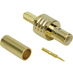 TRU COMPONENTS 1579398 SMB-Steckverbinder Stecker, gerade 50 Ω 1 St.