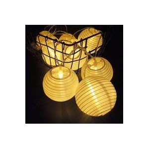 Solar Lichterkette Außen Gartenlampe, 20 LED 5M Weihnachtsdekoration Lampe Solar Laterne Lichterkette Wasserdicht IP66 - Warmweiß