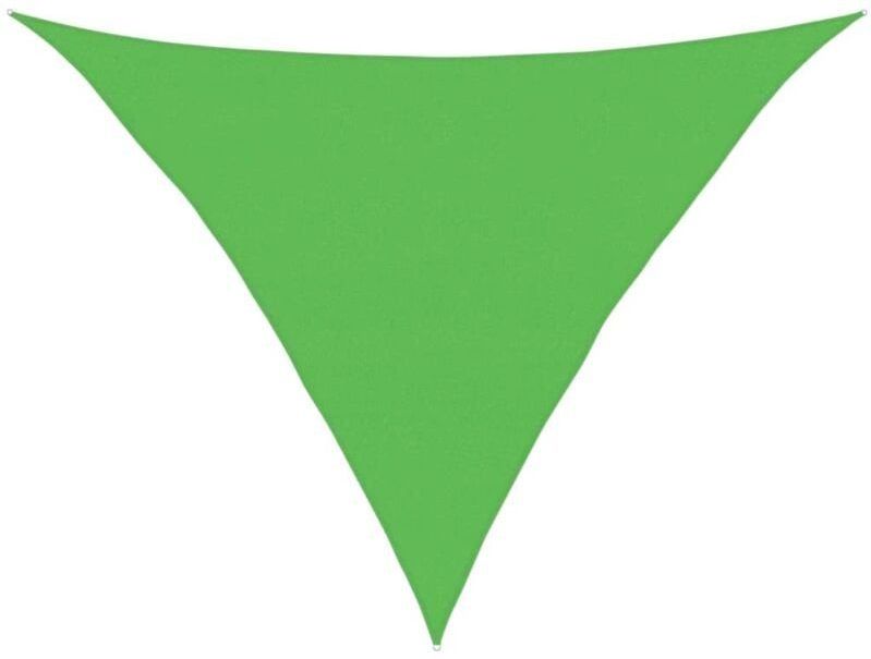 Sonnensegel 160 g/m² Hellgrün 5x5x6 m hdpe Vidaxl