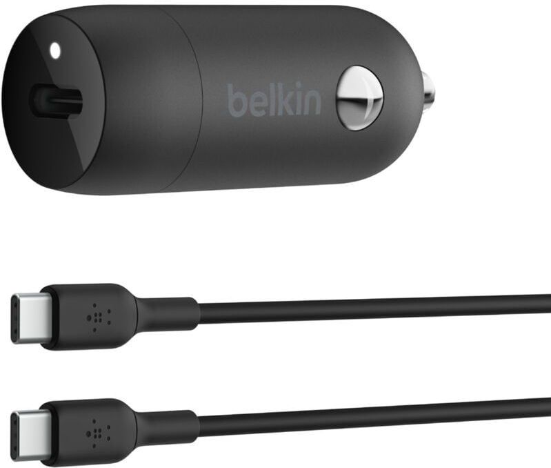 CCA004bt1MBK-B6 Laptop, Smartphone, Tablet Schwarzes Feuerzeug de Zigarette Quick Charge Innen - Belkin