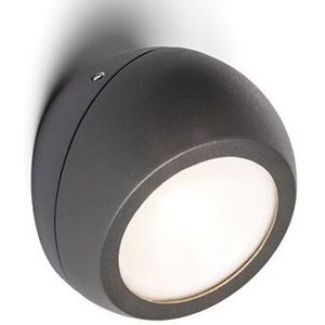 Lampada siv applique / plafoniera grigio antracite 230V led 6W 120° IP54 3000K