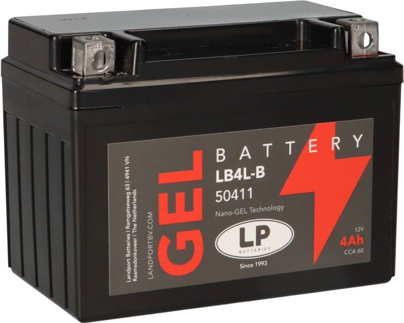 Batterie 12V 4Ah für Motorrad Startbatterie mg LB4-3