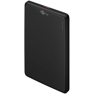 Goobay - Magnetische Wireless Powerbank 5.000 mAh, 20 w, haftet magnetisch an der Handyrückseite, ideal für gleichzeitiges Laden und Telefonieren.