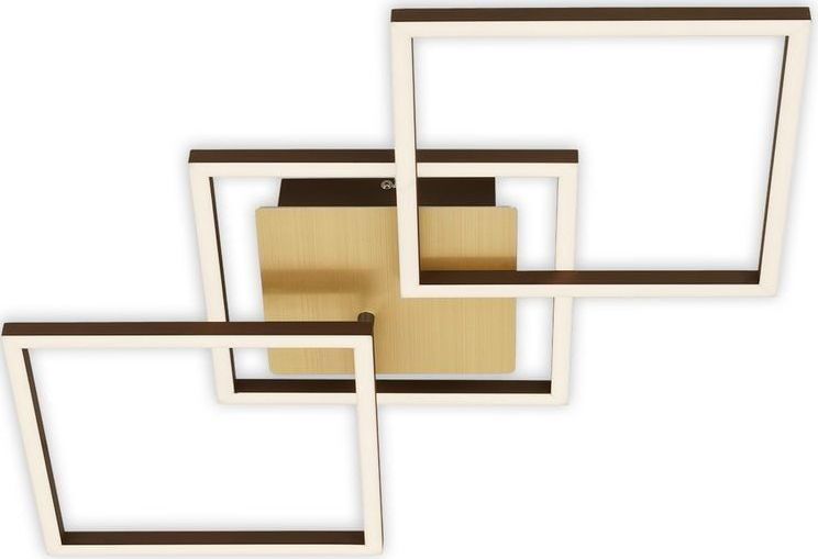 Briloner - Leuchten frame - Wand-& Deckenleuchte - 3217017 - Stufenweise dimmbar - 3000K warmweiß - Memoryfunktion - Schwenkbar - 76,3 x 36,8 x 7,3 cm