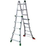 Aluminium-Teleskopleiter FACAL 4x5 Arbeitshöhe max. 5,5 m ALU PRO BK3A