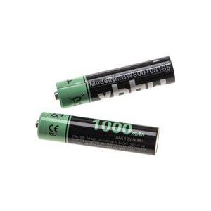 Vhbw - Akkus aaa, 2 Stück kompatibel mit Panasonic KX-TGH720, KX-TGH722, KX-TGH723 - Akkuzellen, 1000 mAh, 1,2 v, NiMH
