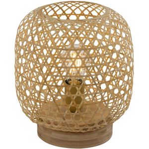 Globo - tischlampe - Mirena - natürlich - bambus - ø 24cm - E27 -