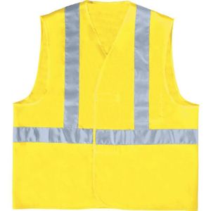 Delta Plus - gilet haute visibilité polyester jaune fluo- montage baudrier - GILP4JA0 58/60 (2XL)