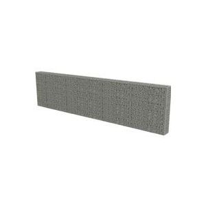 Vidaxl - Gabionenwand mit Abdeckung Verzinkter Stahl 600×30×150 cm