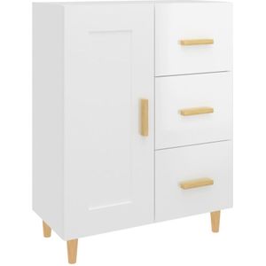 Vidaxl - Sideboard Hochglanz-Weiß 69,5x34x90 cm Holzwerkstoff